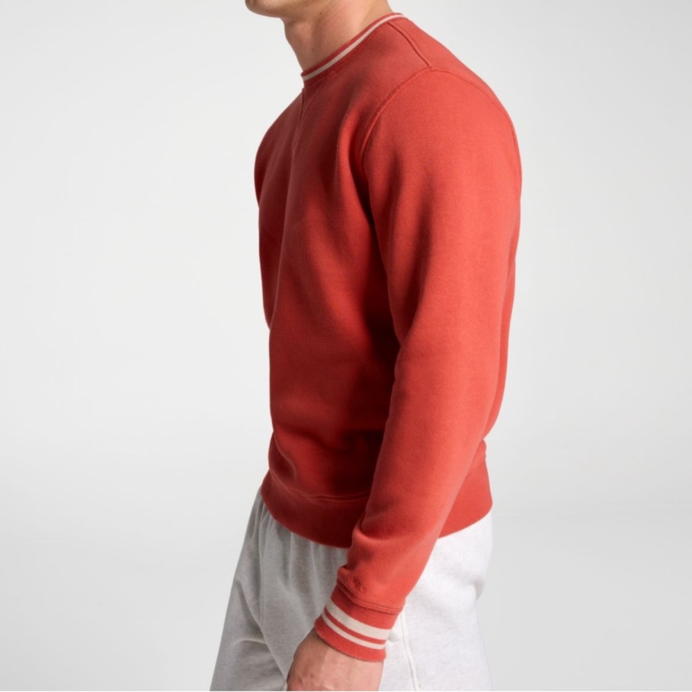 NWT DSG Men's Crewneck Sweatshirt  - Light Red Sz M & XL $40 - Picture 4 of 9